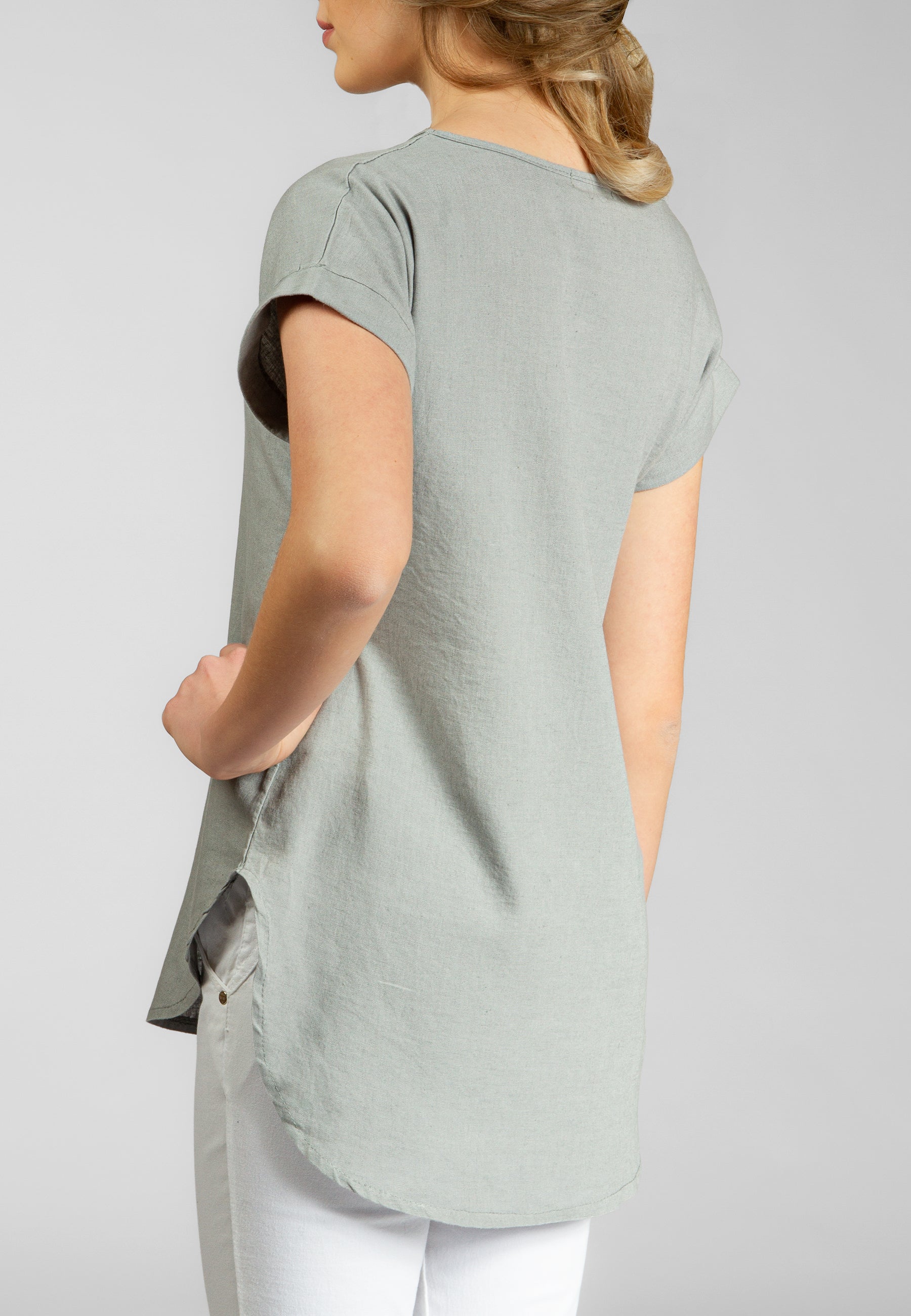caspar-bluse-no-021-shirtbluse-leinen-viskose image 3