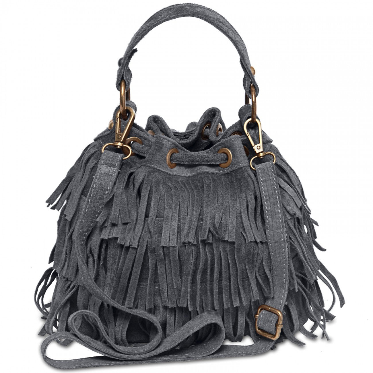 caspar-shoulder-bag-no-677-damen-wildledertasche-mit-fransen image 7