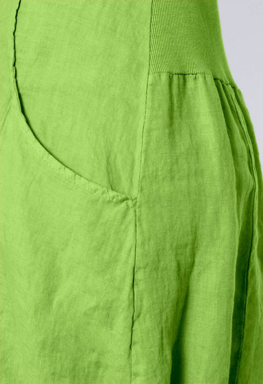 caspar-leinenkleid-no-002-sommerkleid-mit-seiden-schalkragen image 6