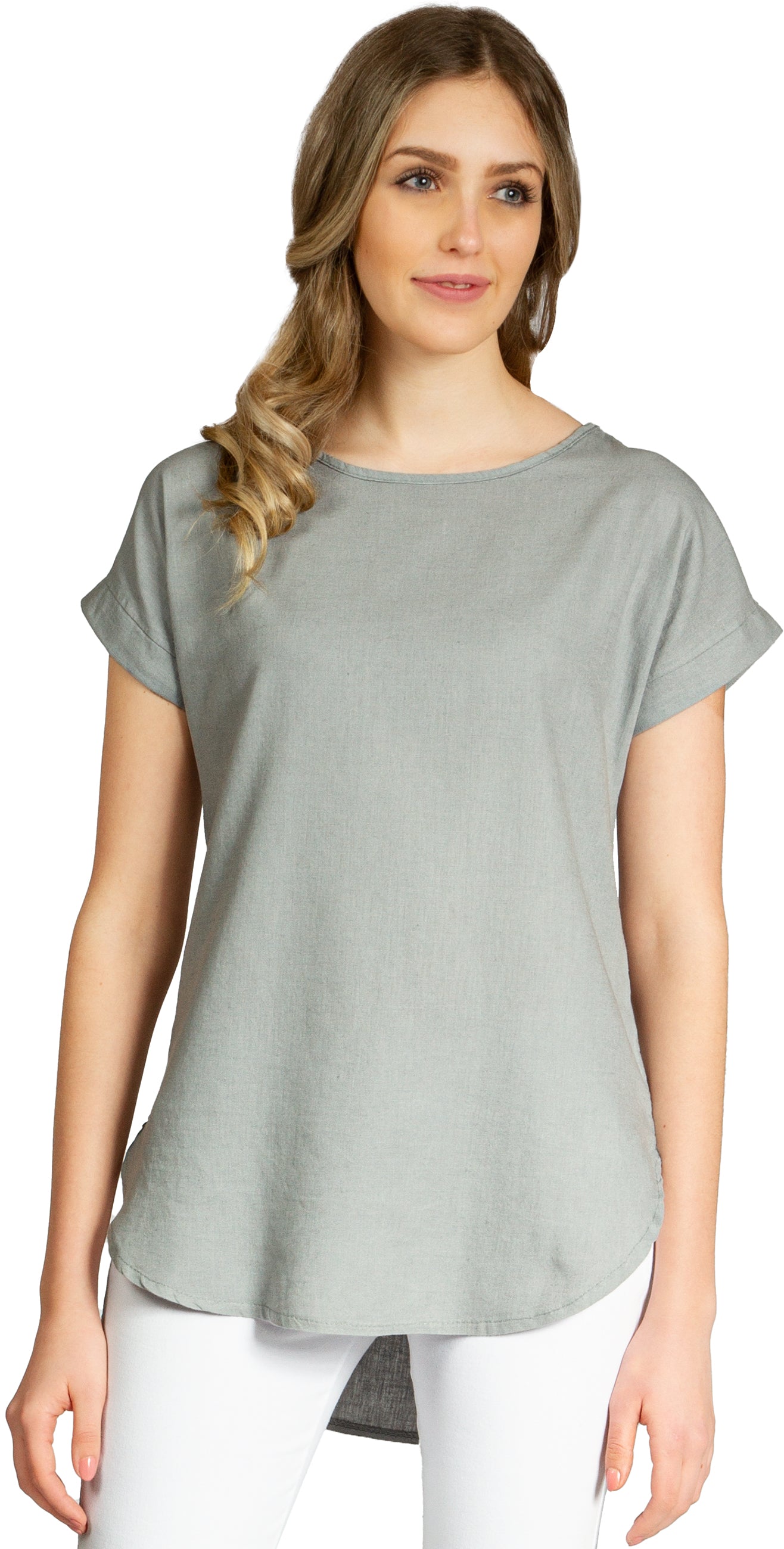 caspar-bluse-no-021-shirtbluse-leinen-viskose image 1