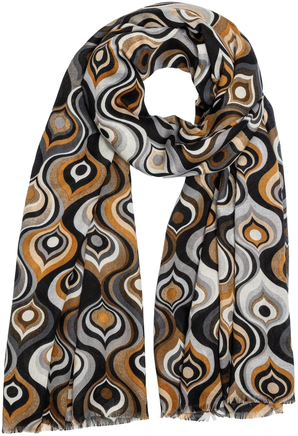 caspar-schal-no-520-retro-schal-176-x-88-cm image 1