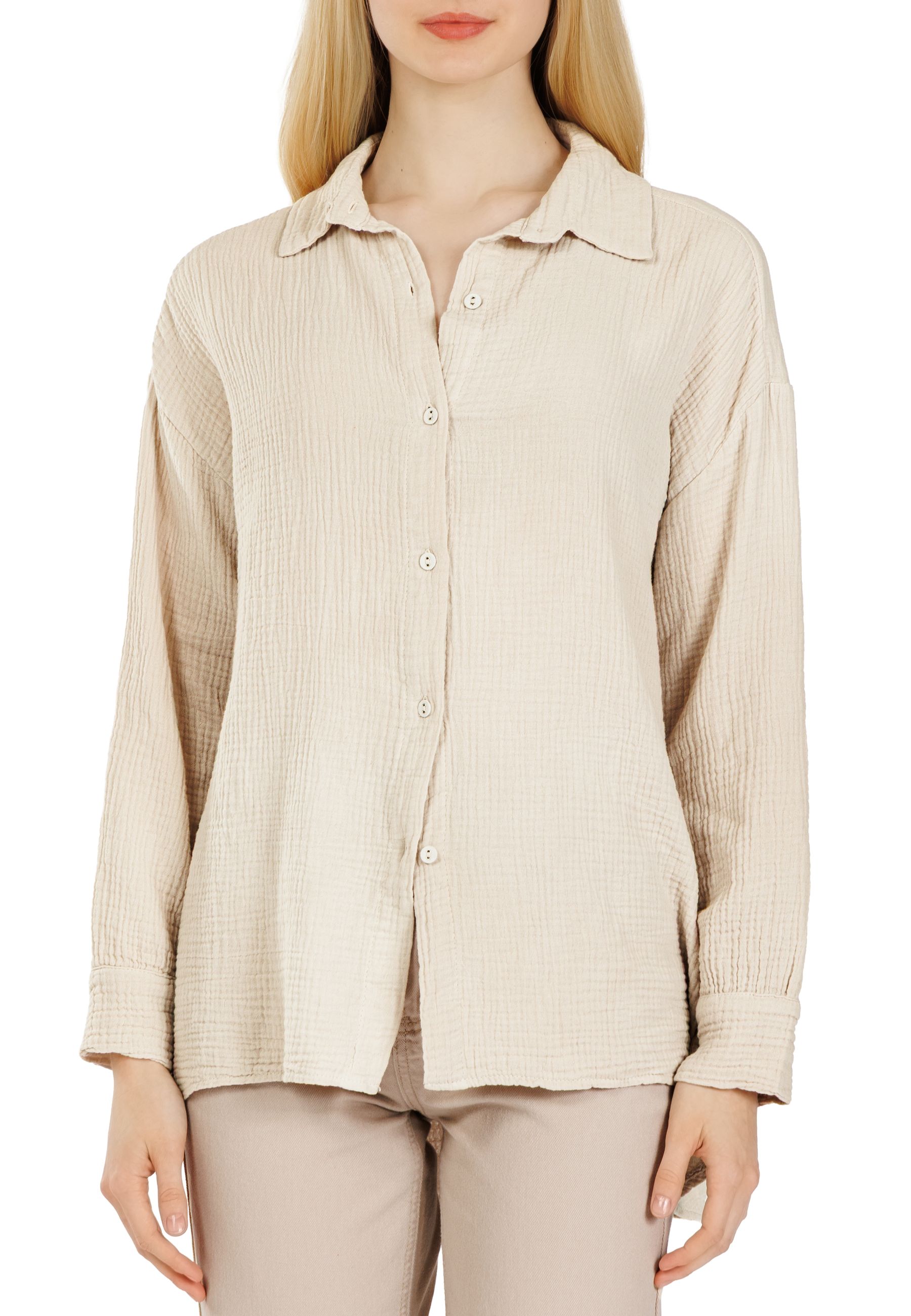 caspar-musselin-bluse-no-028-damen-langarm-aus-baumwolle image 1
