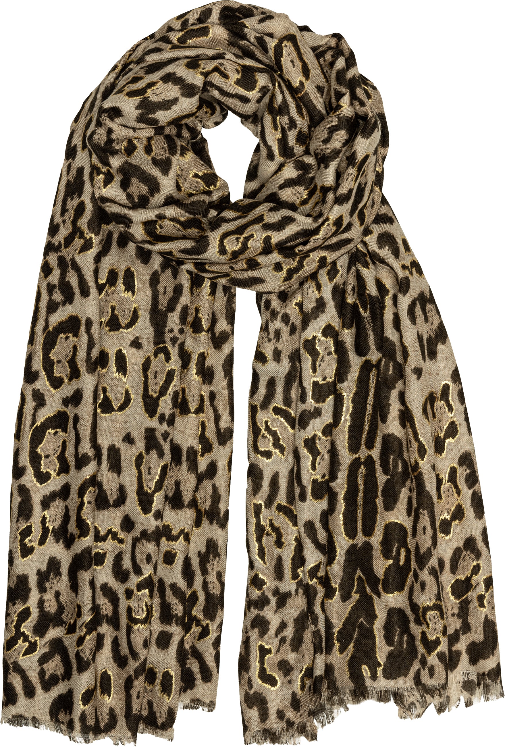 caspar-schal-no-511-damen-schal-leo-animal-print-180x85-cm image 7