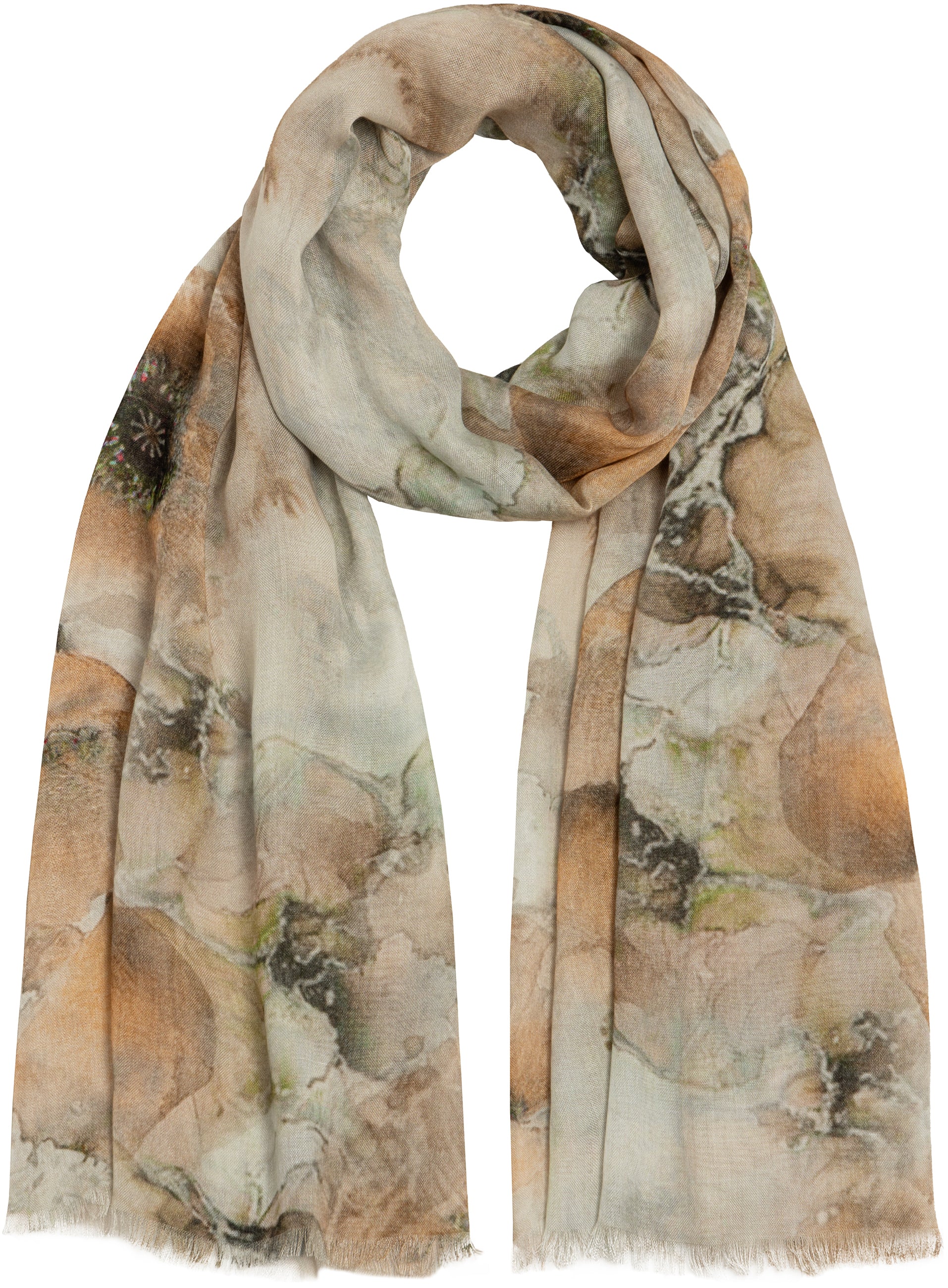 caspar-schal-no-532-damen-modal-schal-mit-blumenmuster image 5