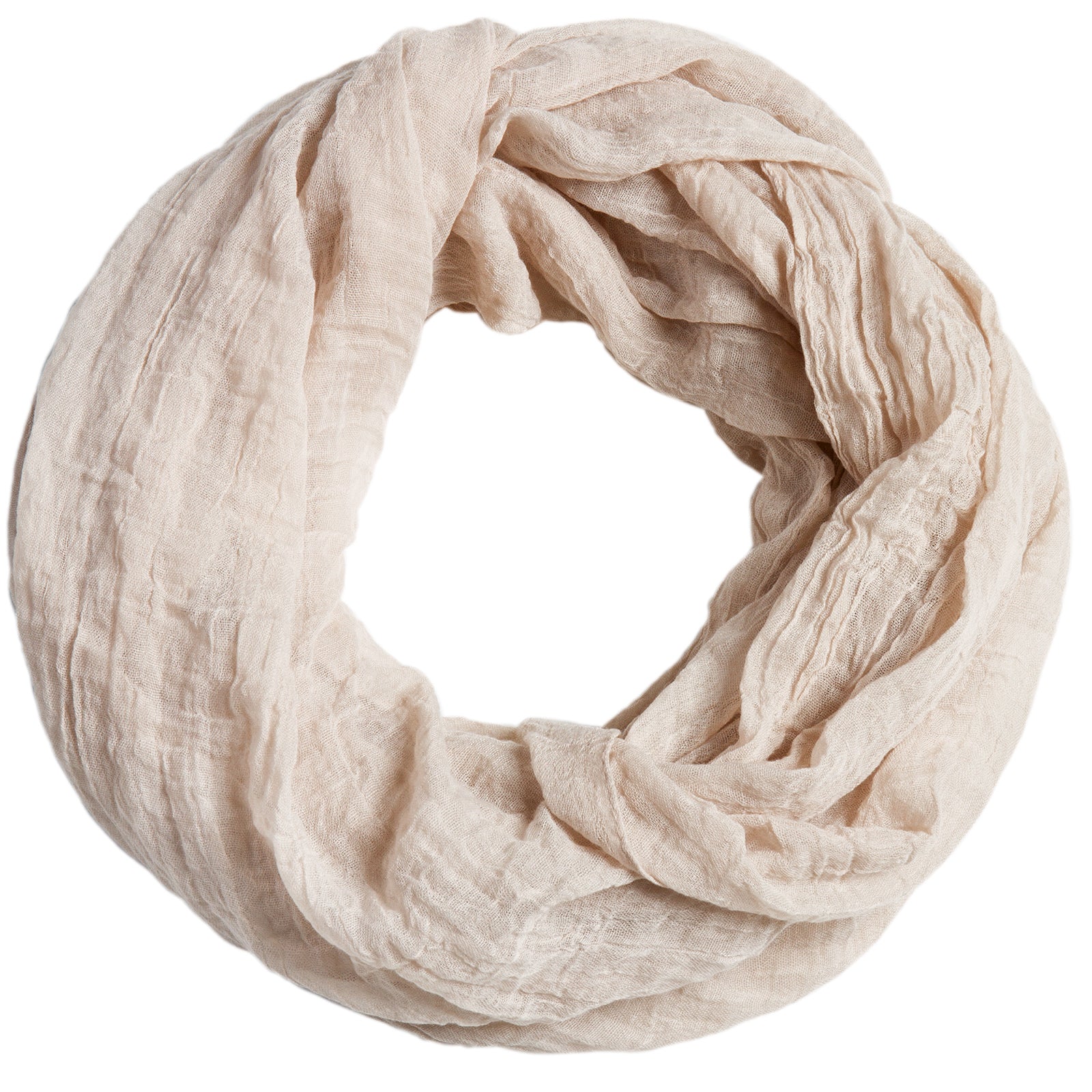 caspar-loop-no-432-damen-vintage-schlauchschal-einfarbig image 3