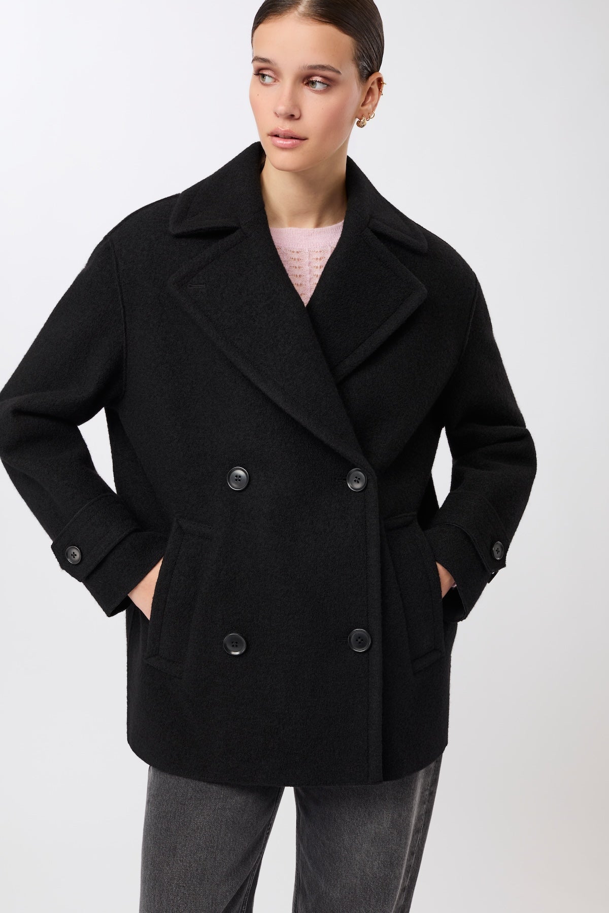 langerchen-langer-cabanstyle-mit-gro-em-kragen-mantel-in-black image 2