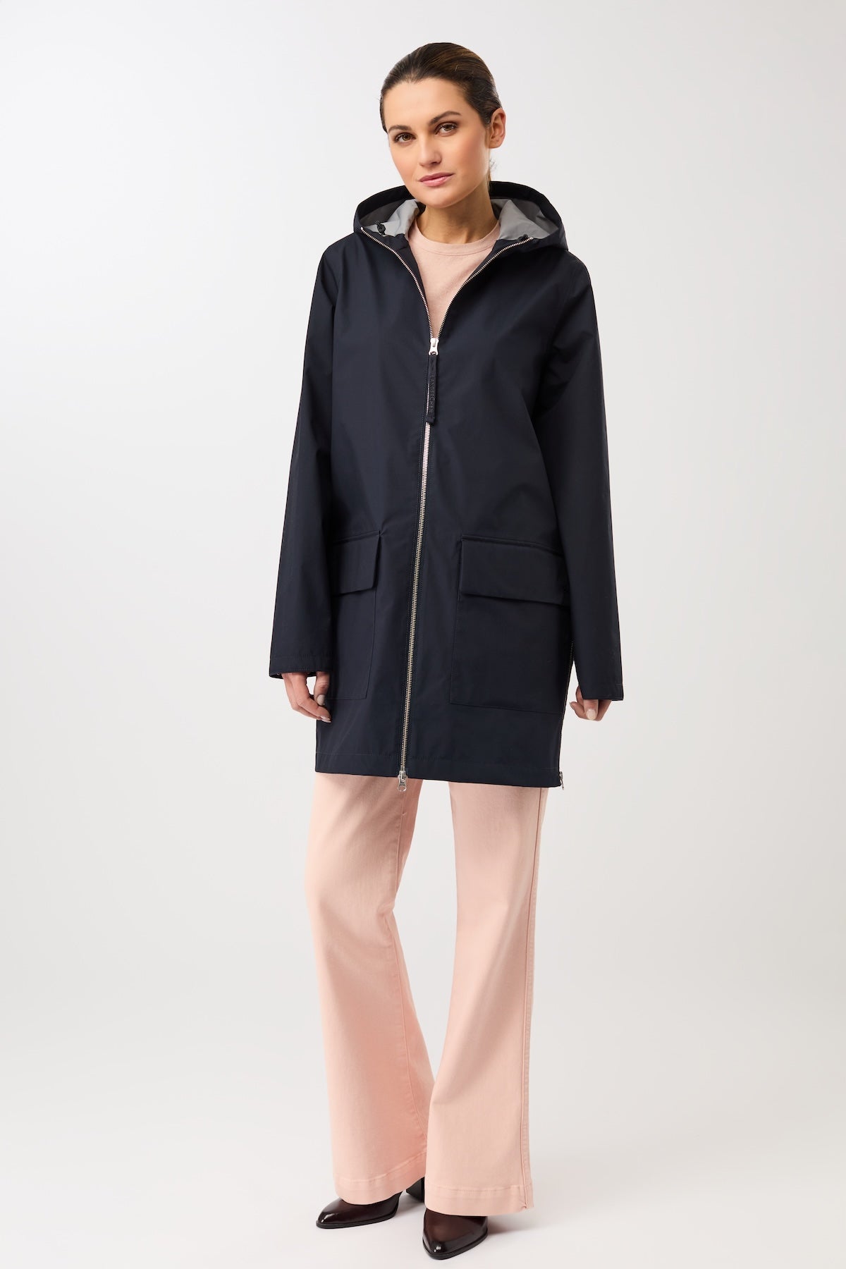 langerchen-bestseller-regenjacke-aus-bio-baumwolle-navy image 1