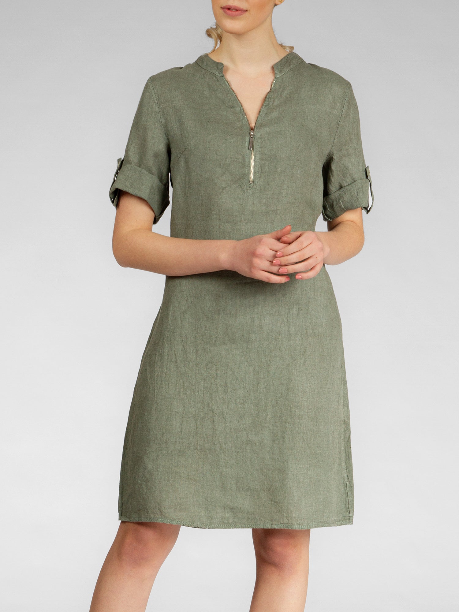 caspar-leinenkleid-no-037-sommerkleid-a-linie-100-leinen image 3