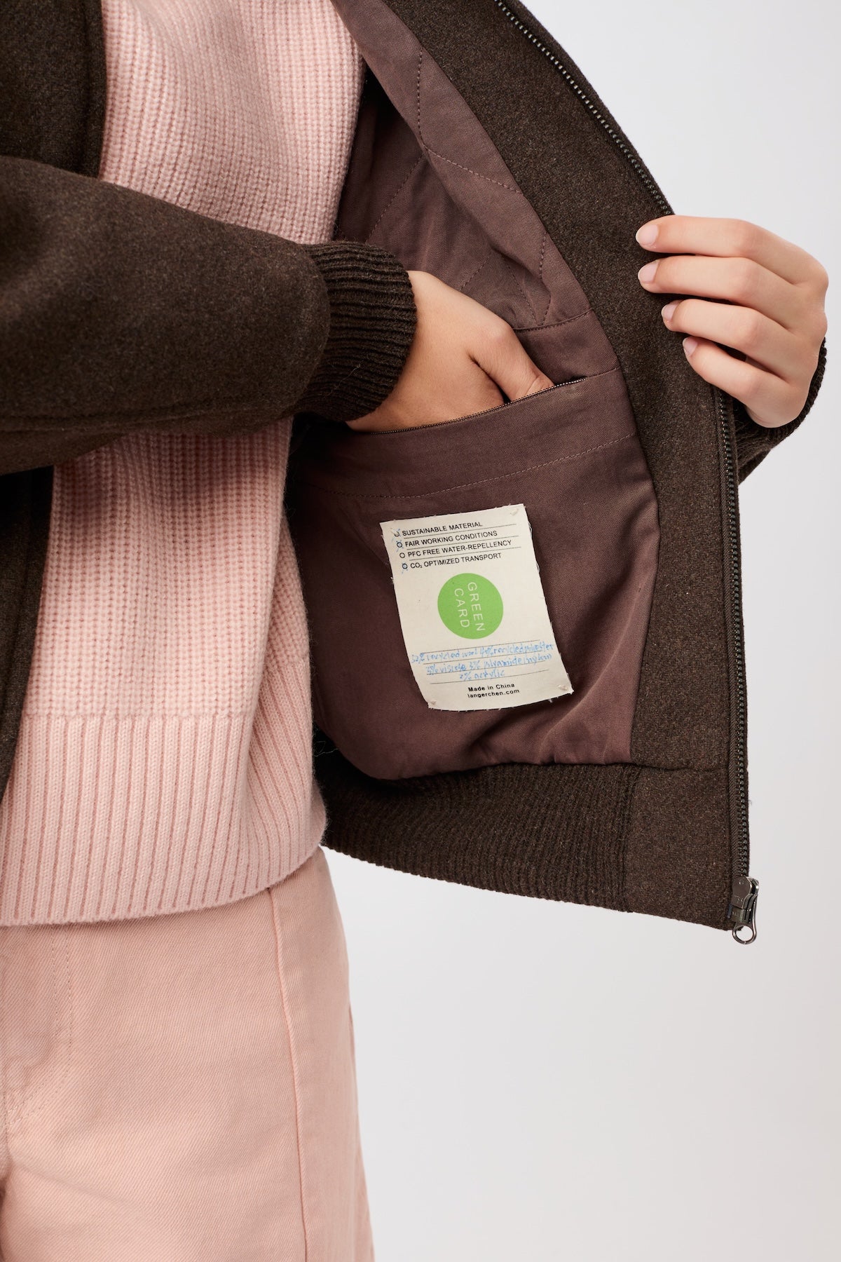 langerchen-blouson-recycelte-wolle-coffee image 7