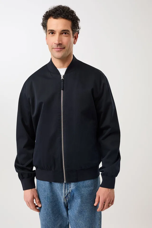 langerchen-bomberjacke-mit-rippenbund-aus-bio-baumwolle-navy image 1