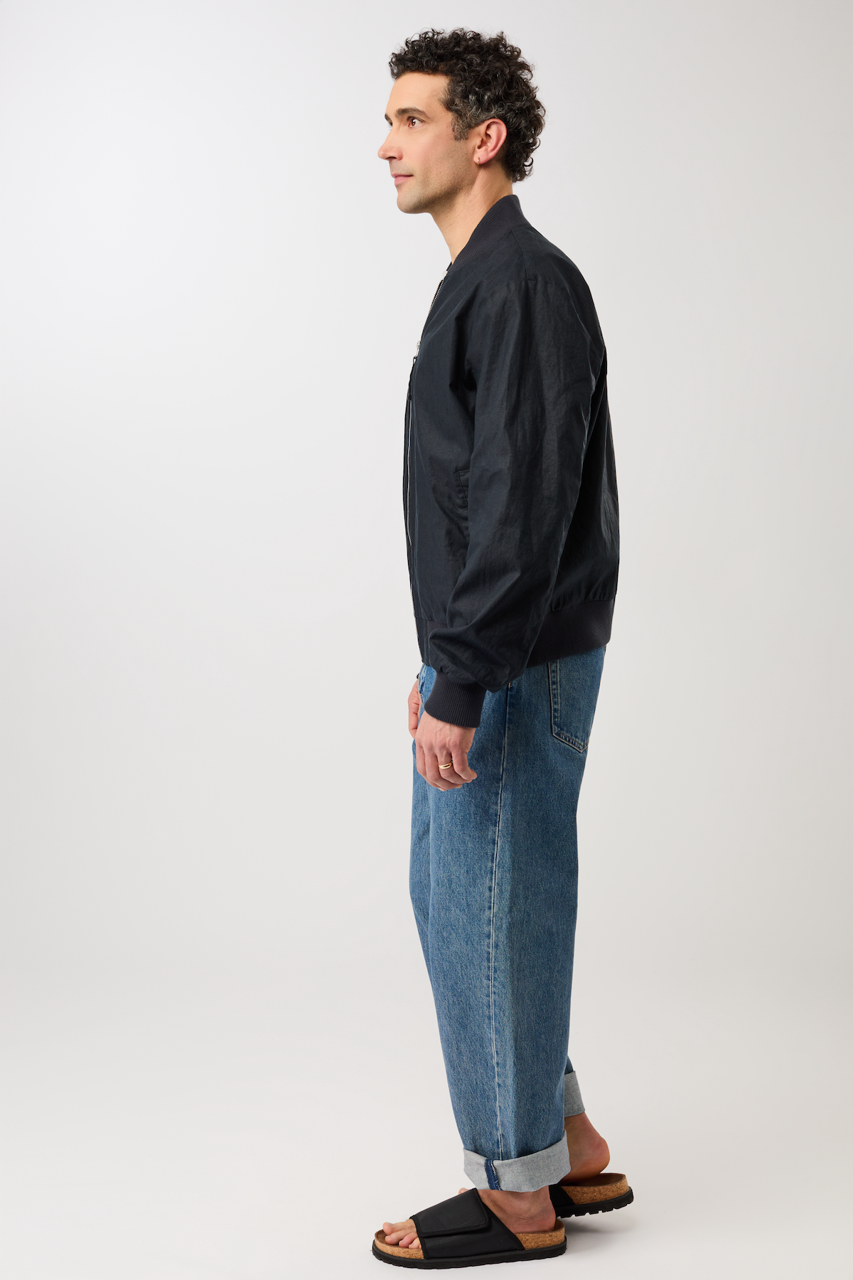 langerchen-bomberjacke-aus-beschichtetem-leinen-navy image 3