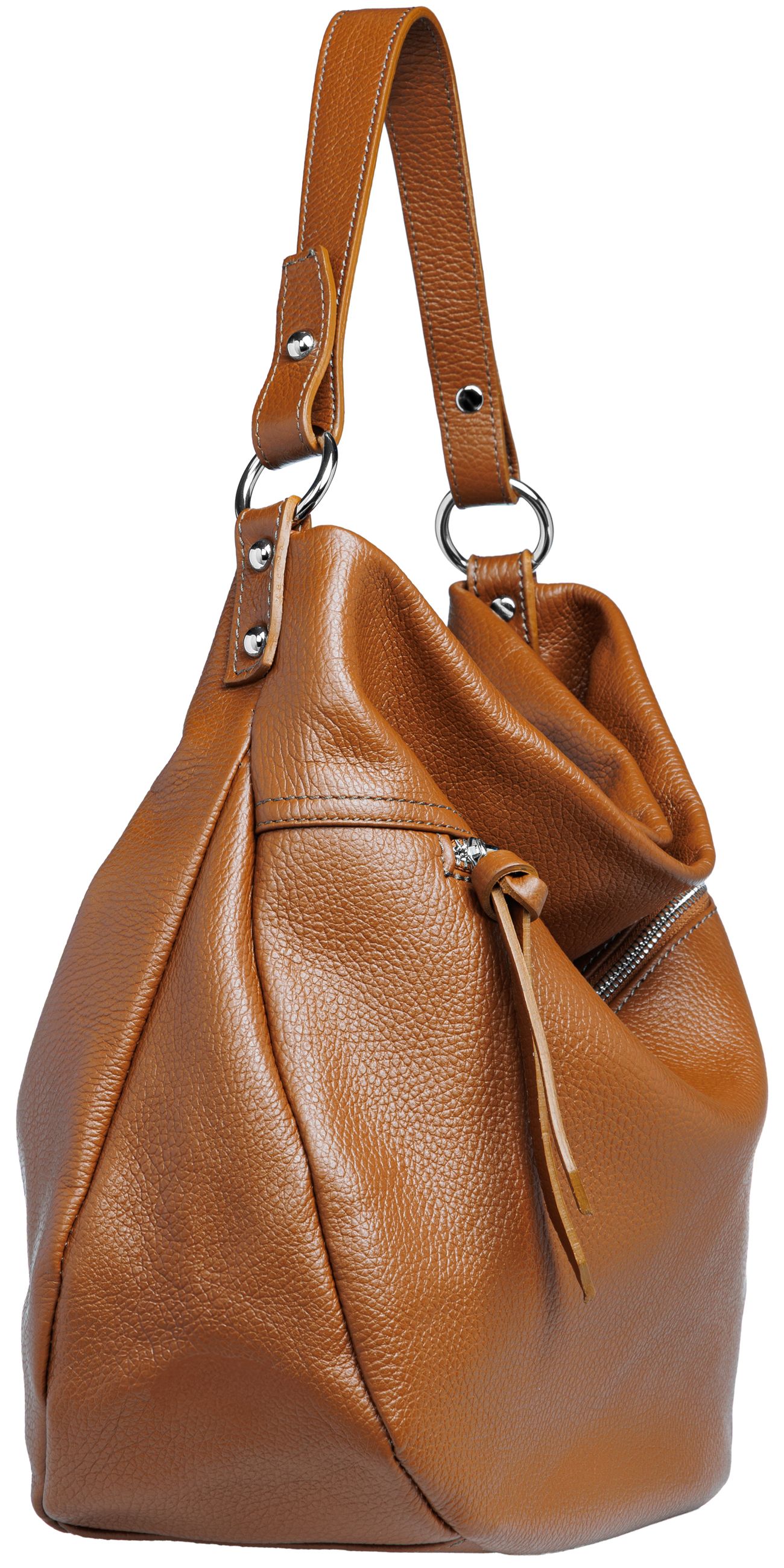 caspar-shoulder-bag-no-795-damen-leder-schultertasche-mini-shopper image 4