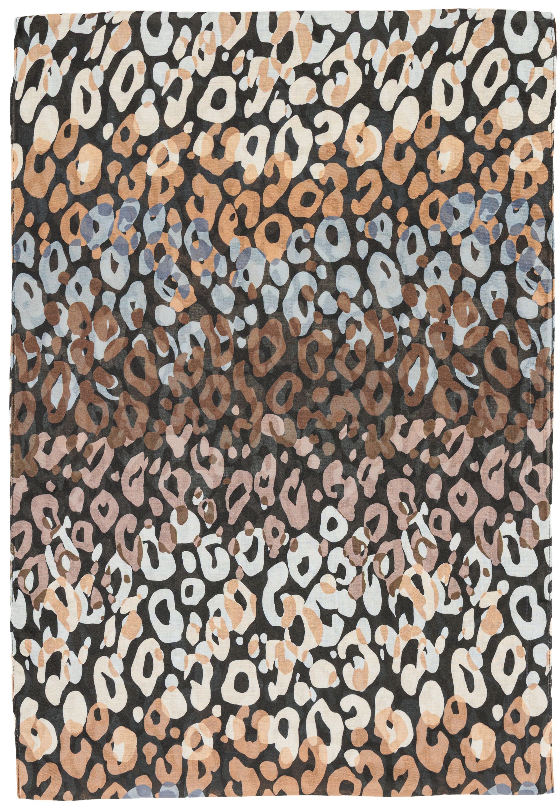 caspar-loop-no-551-damen-loop-schal-animal-print-170-x-70-cm image 8