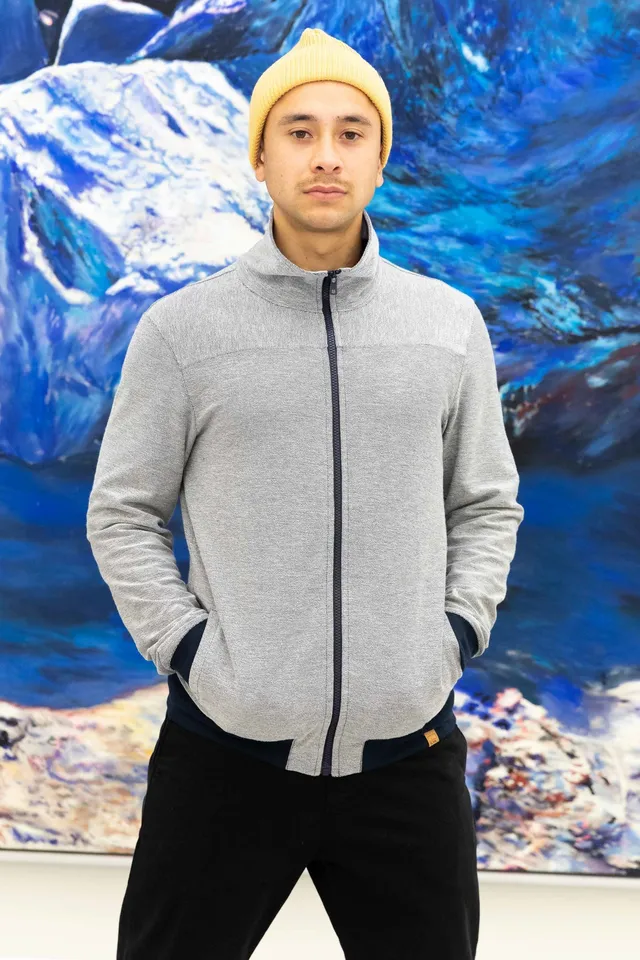 kml-collection-sungam-ls-zip-sweatjacke-grey-mel image 1