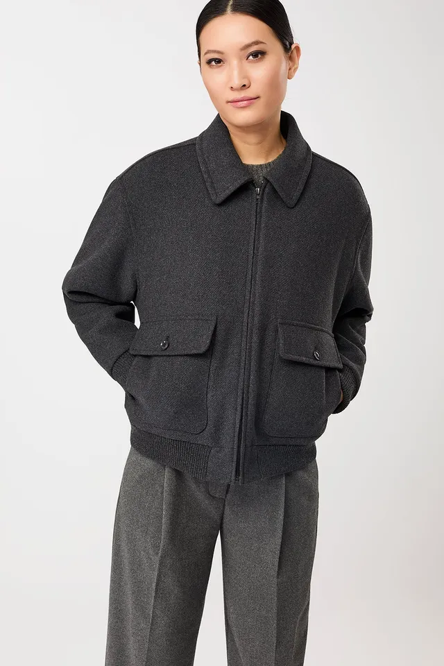 langerchen-blouson-style-aus-recycelter-wolle-anthra image 1