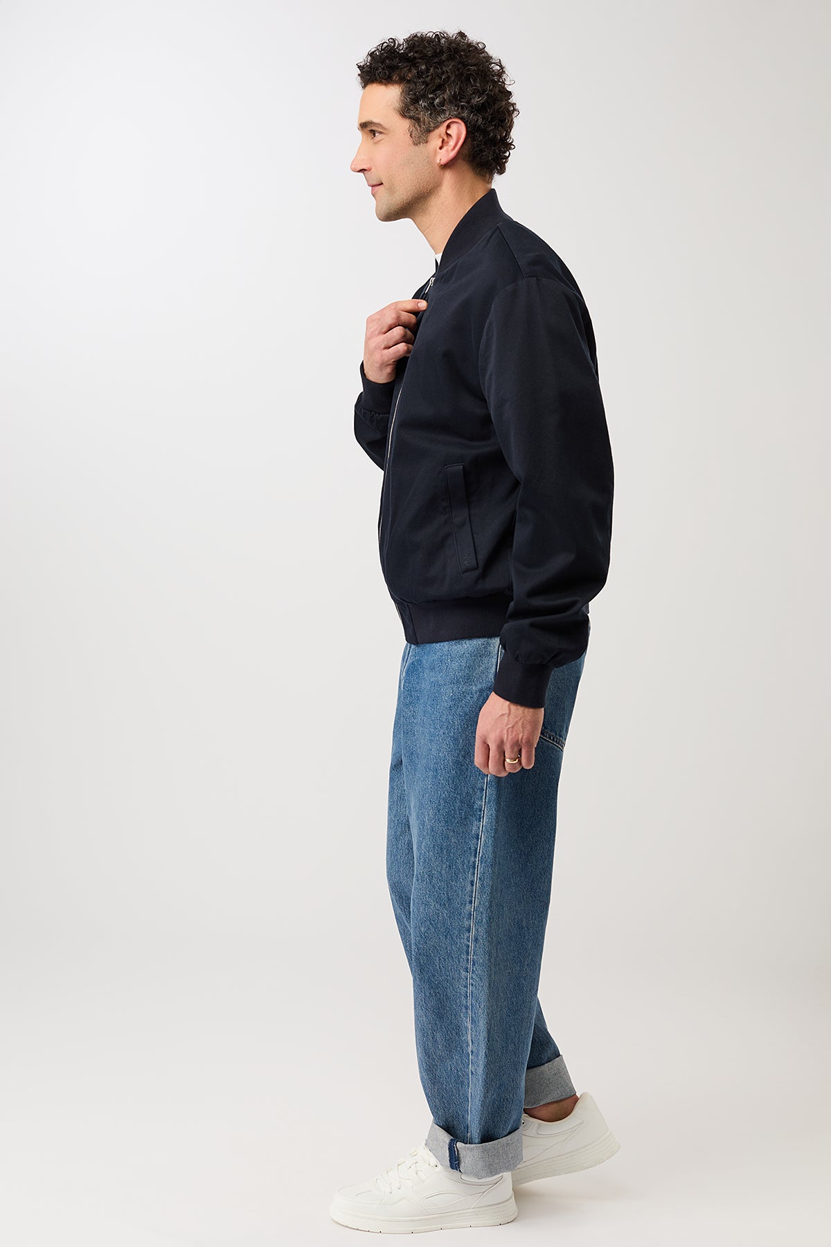 langerchen-bomberjacke-mit-rippenbund-aus-bio-baumwolle-navy image 4