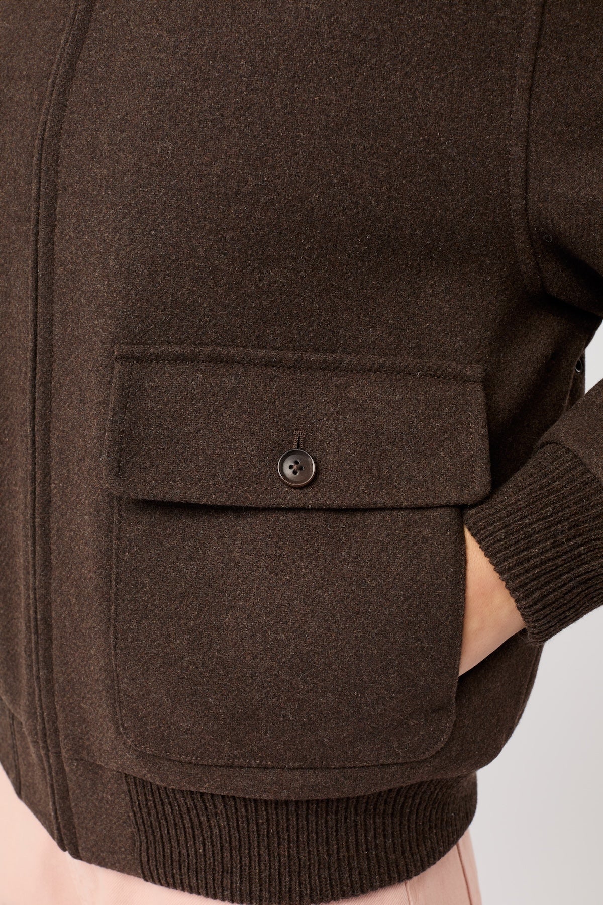 langerchen-blouson-recycelte-wolle-coffee image 5