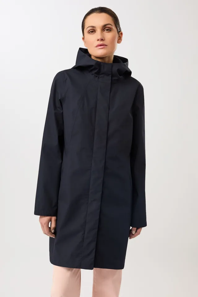 langerchen-schmaler-regenparka-mit-verdecktem-rei-verschluss-navy-regenjacke image 1