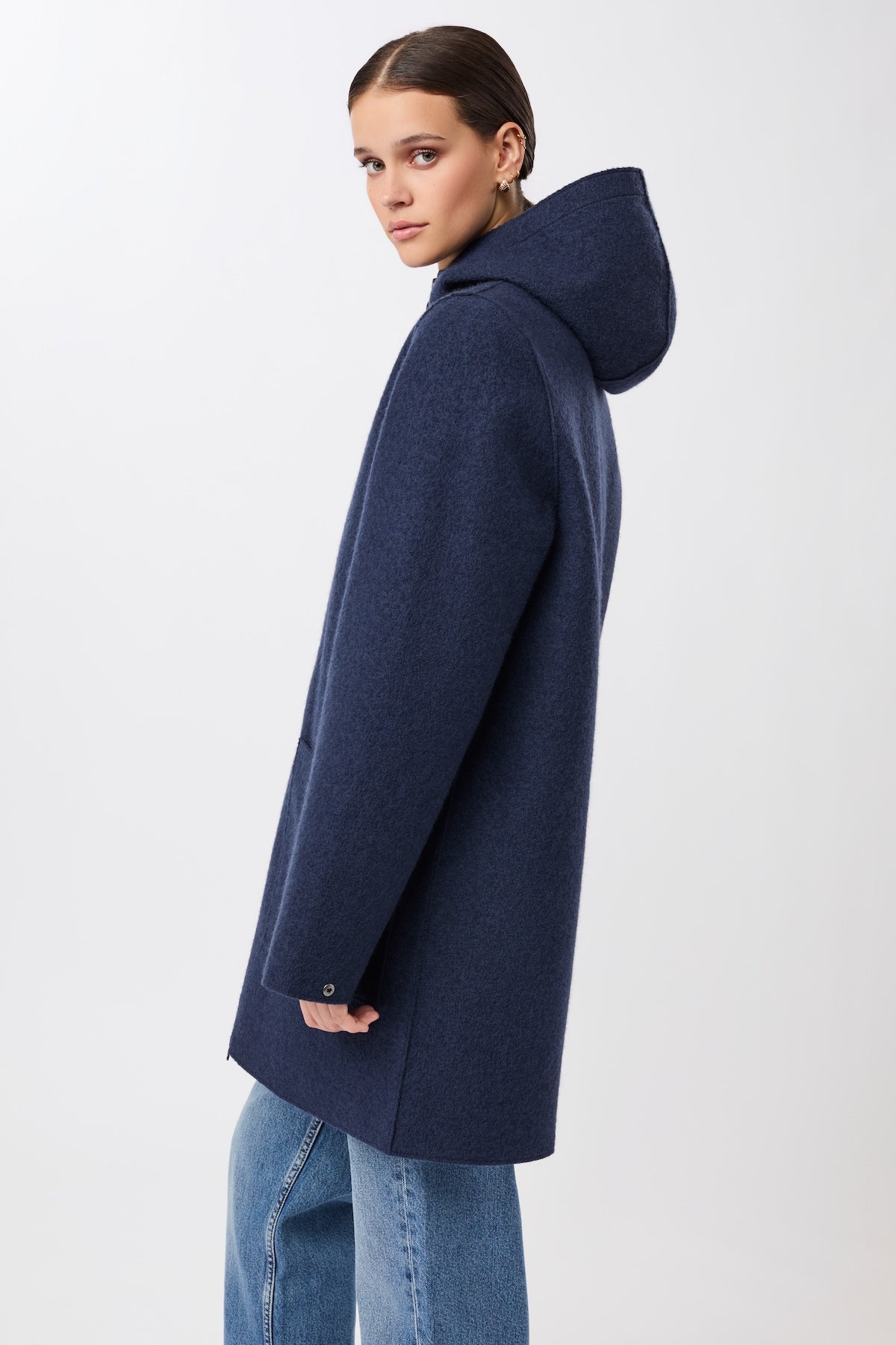 langerchen-kapuzenjacke-walk-membran-steel-blue image 3