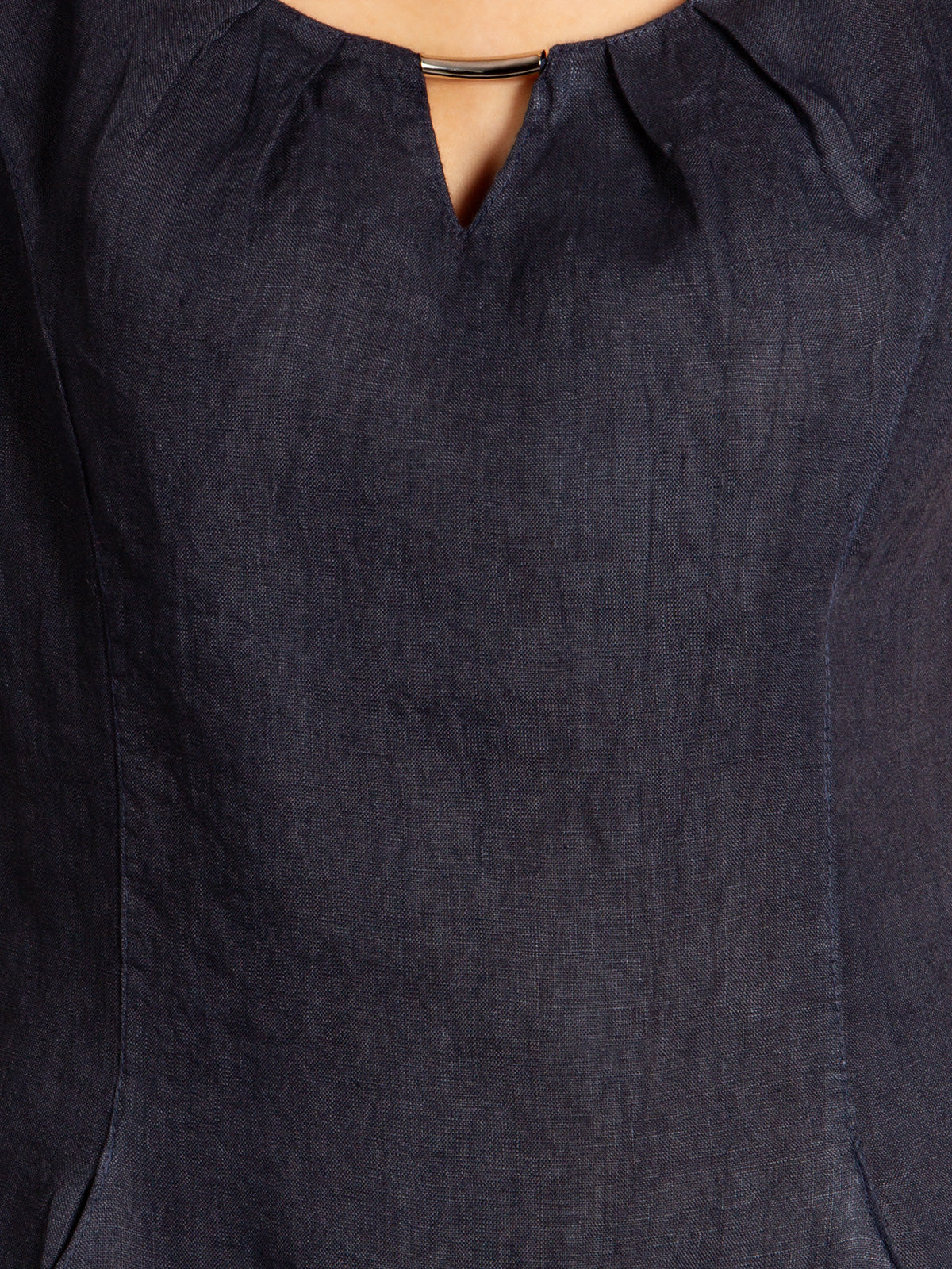 caspar-leinenkleid-no-020-sommerkleid-knielang-100-leinen image 5
