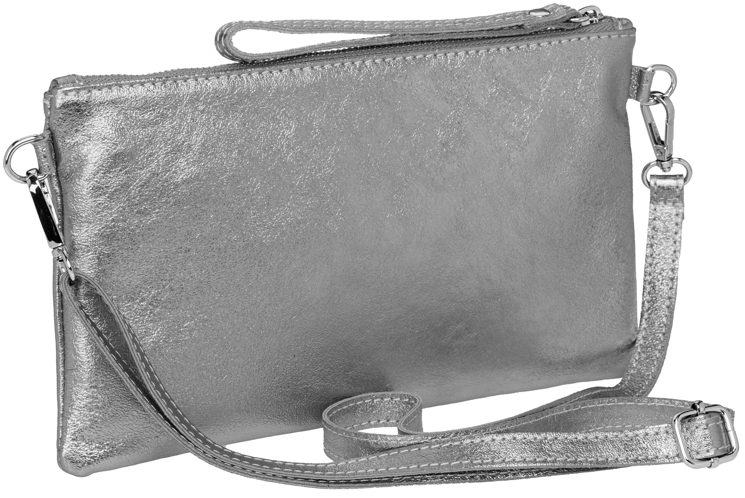 caspar-clutch-no-717-damen-abendtasche-echtleder-metallic image 6