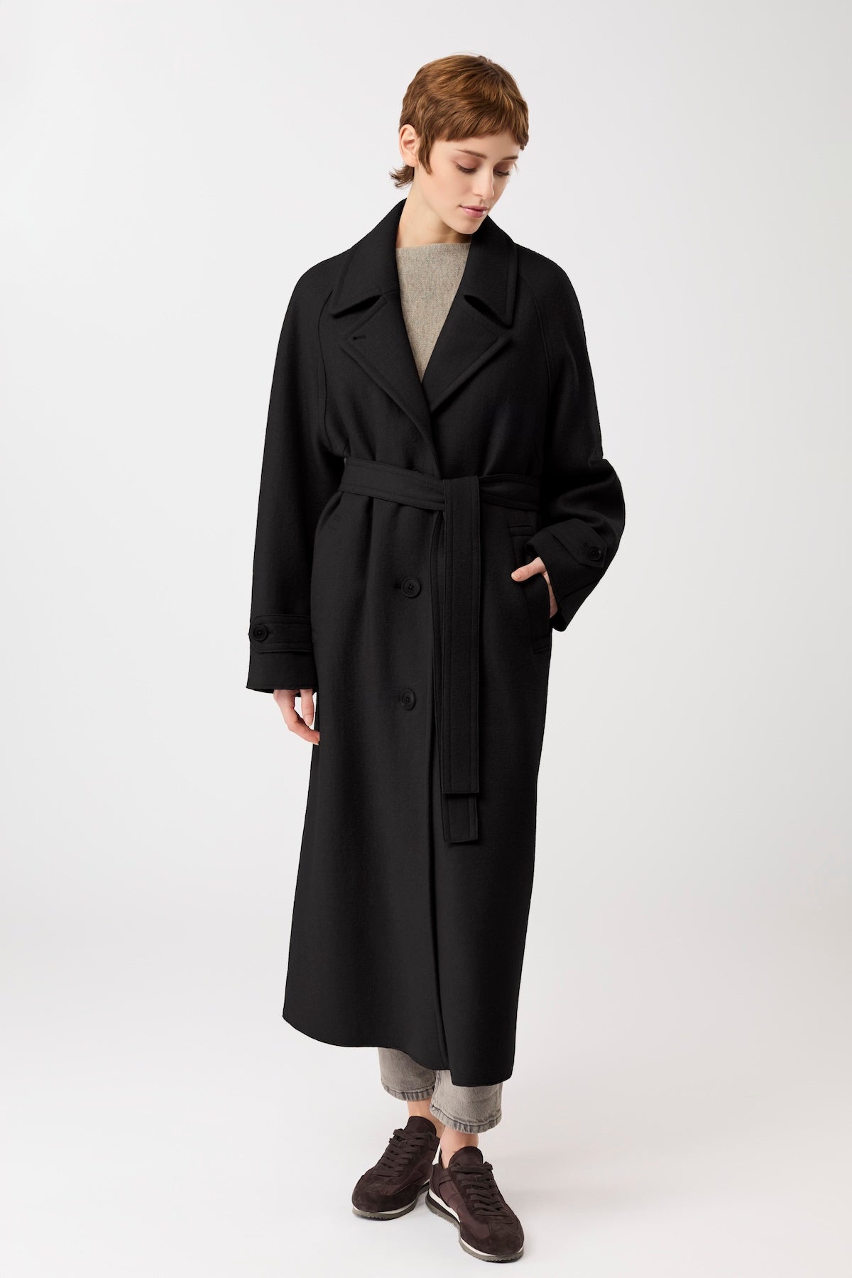 langerchen-walkmantel-mit-revers-black image 1